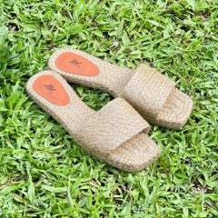 Dép Cói Bệt Quai Ngang Mùa Hè 2cm