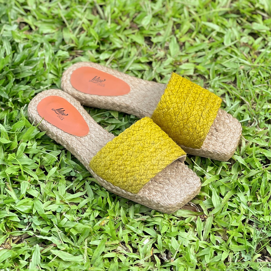 Dép Cói Bệt Quai Ngang Mùa Hè 2cm - Liliw