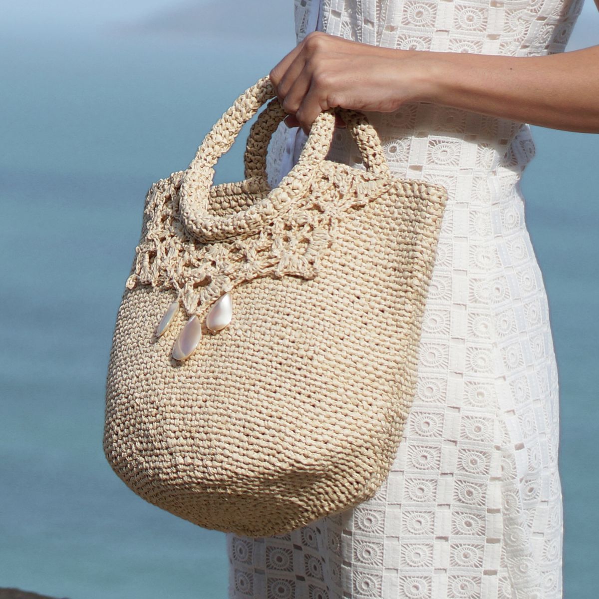 Túi Cói Sợi Cọ Raffia Cao Cấp - CROWN