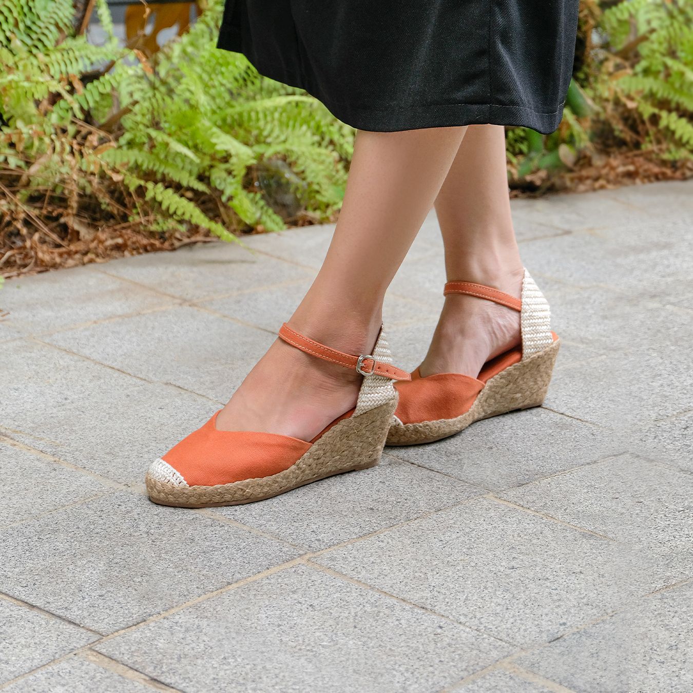 Cao Gót Cói Kín Mũi Quai Gài 6cm - ĐẬU PHỘNG