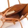 Túi Tote Chữ Nhật Vải Dệt Abaca Phối Da Microfiber - ĐIỀN