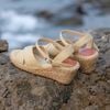 Sandal Quai Chữ X Đế Xuồng Cói 5cm - HOÀI ANH 5