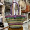 Túi Cói Abaca Big Size Đi Biển Nhiều Màu - RAINBOW