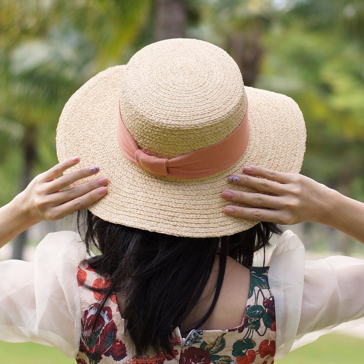 Nón Cói Raffia Vành Ngang 6cm - GAUCHOS