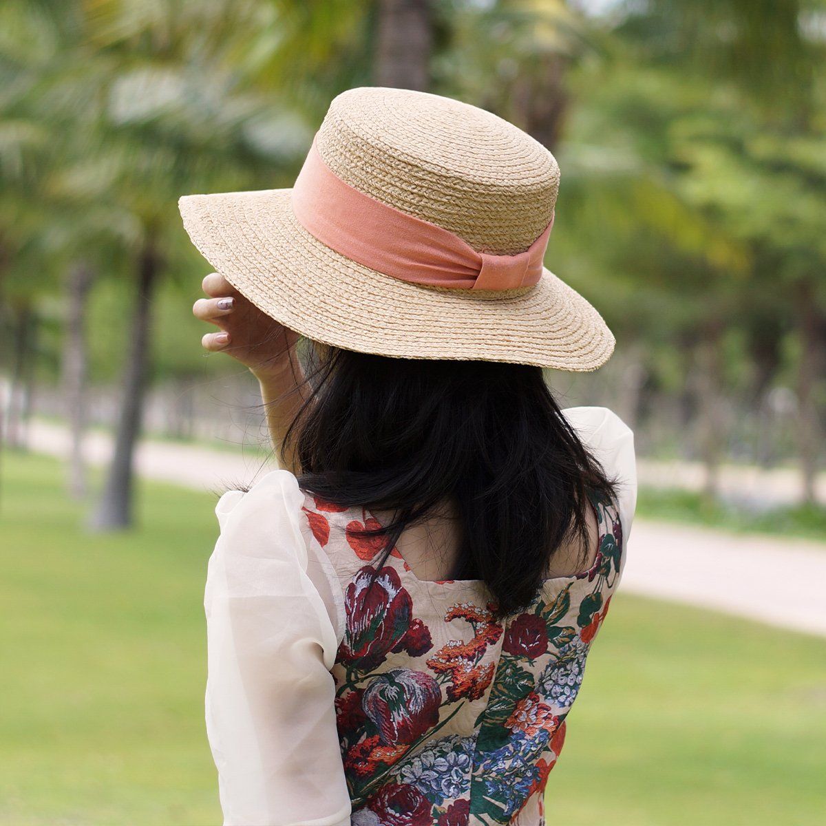 Nón Cói Raffia Vành Ngang 6cm - GAUCHOS