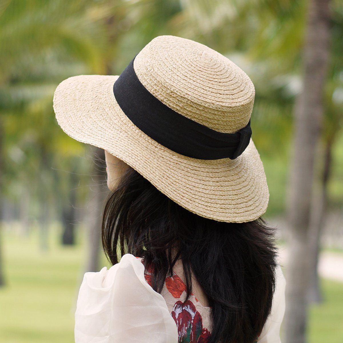 Nón Cói Raffia Vành Ngang 6cm - GAUCHOS