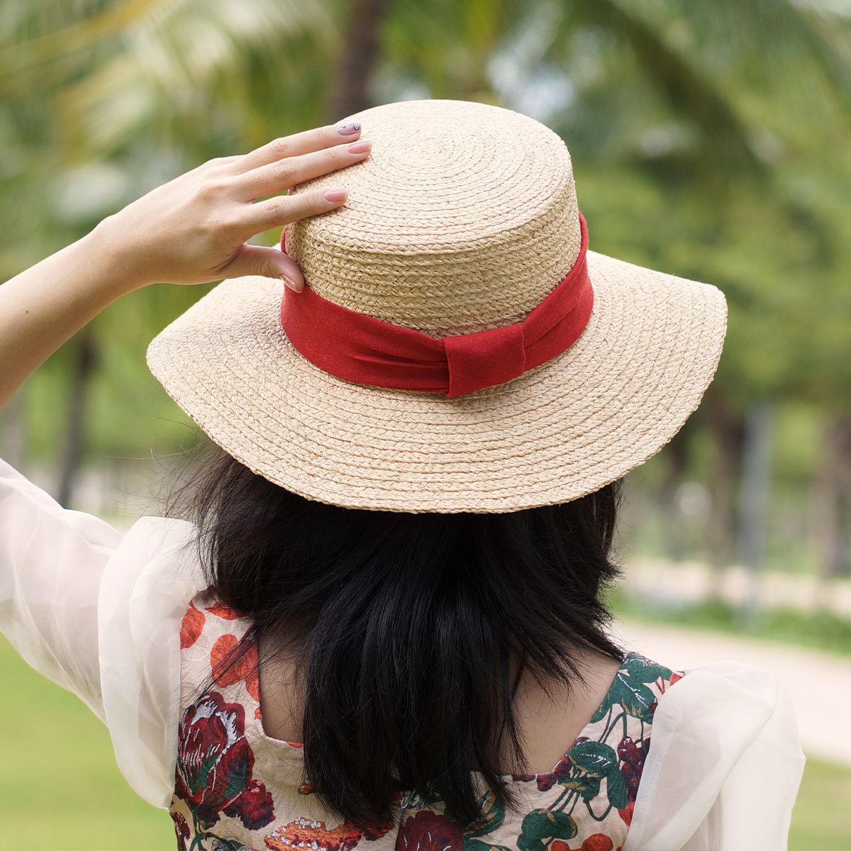 Nón Cói Raffia Vành Ngang 6cm - GAUCHOS