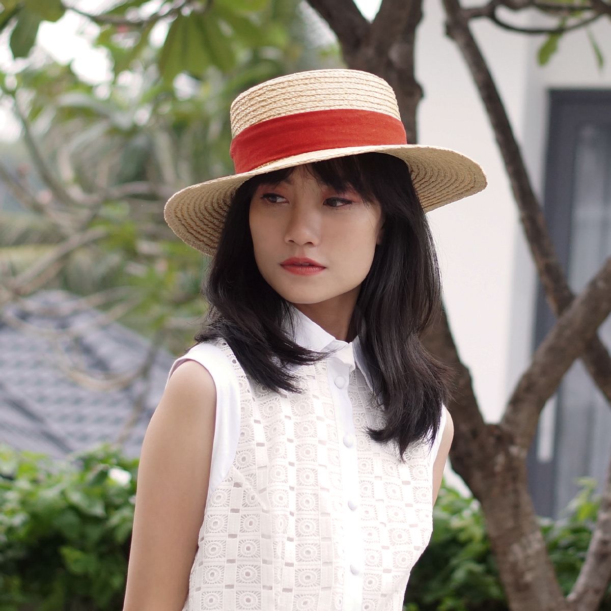 Nón Cói Raffia Vành Ngang 6cm - GAUCHOS