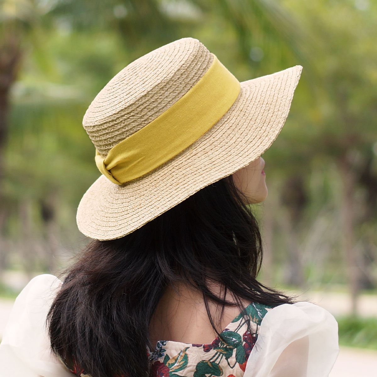 Nón Cói Raffia Vành Ngang 6cm - GAUCHOS