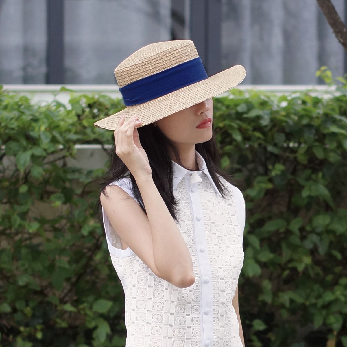 Nón Cói Raffia Vành Ngang 6cm - GAUCHOS