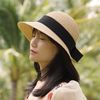 Nón Cói Raffia Chóp Tròn Vành Nhỏ