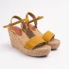 Sandal Cói Đế Xuồng Quai Ngang 9cm - HOÀNG QUYÊN