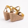 Sandal Cói Đế Xuồng Quai Ngang 9cm - HOÀNG QUYÊN