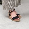 Sandal Cói Đế Xuồng Quai Ngang 6cm - HOÀNG QUYÊN