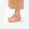 Sandal Cói Đế Xuồng Quai Ngang 6cm - HOÀNG QUYÊN