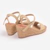 Sandal Cói Đế Xuồng Quai Ngang 6cm - HOÀNG QUYÊN
