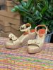 Sandal Cao Gót Cói Đế Xuồng Thắt Quai Nơ 11cm - CHONG CHÓNG