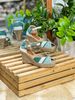 Giày Cói Kín Gót Mảnh Vải Thổ Cẩm 8cm - BONJOUR