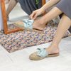 Dép Cói Sục Kín Mũi Phối Nơ Chéo 2cm - VỀ BỜ
