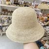 Nón Móc Thủ Công Sợi Cọ Raffia Tự Nhiên Vành 8cm - CAM LÂM 8