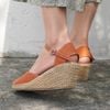 Cao Gót Cói Hở Mũi Quai Gài 6cm - MIMI