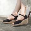 Cao Gót Cói Hở Mũi Quai Gài 6cm - MIMI