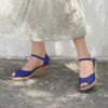 Cao Gót Cói Hở Mũi Quai Gài 6cm - MIMI