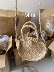 Túi Cói Abaca Tròn Nhỏ - MINI