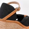 Sandal Cói Đế Xuồng Phối Quai Nơ 8cm - MISS GRAY