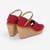 Sandal Cói Đế Xuồng Phối Quai Nơ 8cm - MISS GRAY
