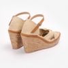 Sandal Cói Đế Xuồng Phối Quai Nơ 8cm - MISS GRAY