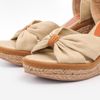 Sandal Cói Đế Xuồng Phối Quai Nơ 8cm - MISS GRAY