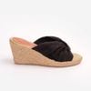 Dép Cói Đế Xuồng Phối Quai Nơ 6cm - MISS PIA