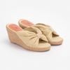 Dép Cói Đế Xuồng Phối Quai Nơ 6cm - MISS PIA