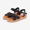 Sandal Cói Đế Bằng Quai Chữ X 3cm - MỘC HƯƠNG