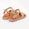 Sandal Cói Đế Bằng Quai Chữ X 3cm - MỘC HƯƠNG