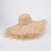 Nón Cói Raffia Đi Biển Vành Rộng Tua Rua