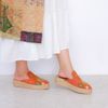 Dép Loafer Đế Cói Đính Hạt Nghệ Thuật  4cm - PAPUTOK