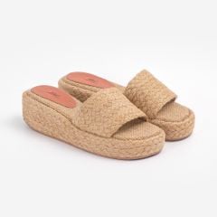 Dép Cói Quai Ngang Đế Bằng 4cm - QUỲNH NHƯ