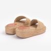 Dép Cói Đế Bằng Quai Ngang 4cm - QUỲNH NHƯ KHÔNG QUAI