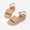 QUỲNH NHƯ - Sandal Cói Quai Ngang Đế Bằng 4cm