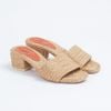 Guốc Cói Quai Ngang 6cm - TẤM GÓT VUÔNG