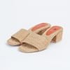 Guốc Cói Quai Ngang 6cm - TẤM GÓT VUÔNG