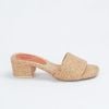 Guốc Cói Quai Ngang 6cm - TẤM GÓT VUÔNG