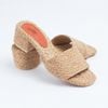 Guốc Cói Quai Ngang 6cm - TẤM GÓT VUÔNG