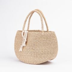 Túi Cói Abaca Dáng Bầu - TULIP
