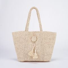 Túi Cói Sợi Cọ Raffia Cao Cấp - TUSSEL