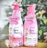 Kem dưỡng thể dưỡng ẩm làm sáng và mịn da Scentio Cherry Blossom 700ml