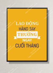 Tranh Lao Động Hăng Say Thưởng Ngay Cuối Tháng - TD0514