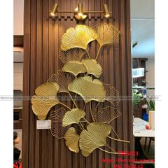 Tranh Sắt Treo Tường Lá Cây Gingko - TDS021